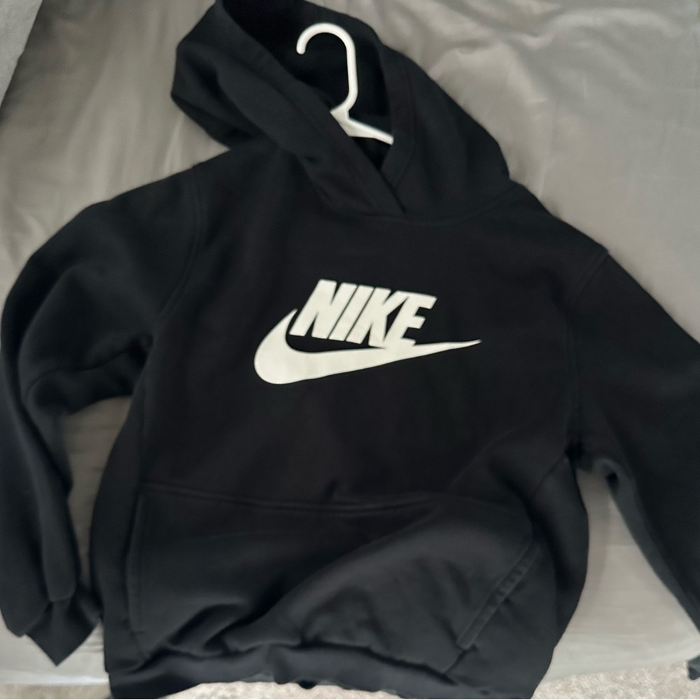 Nike Black and White Hoodie